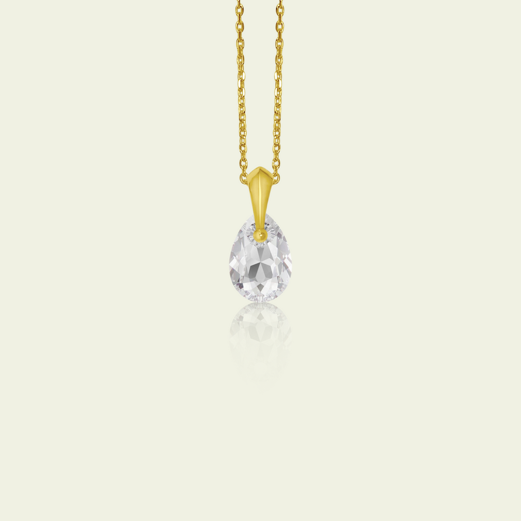 April - Original Swarovski Birthstone & Chain
