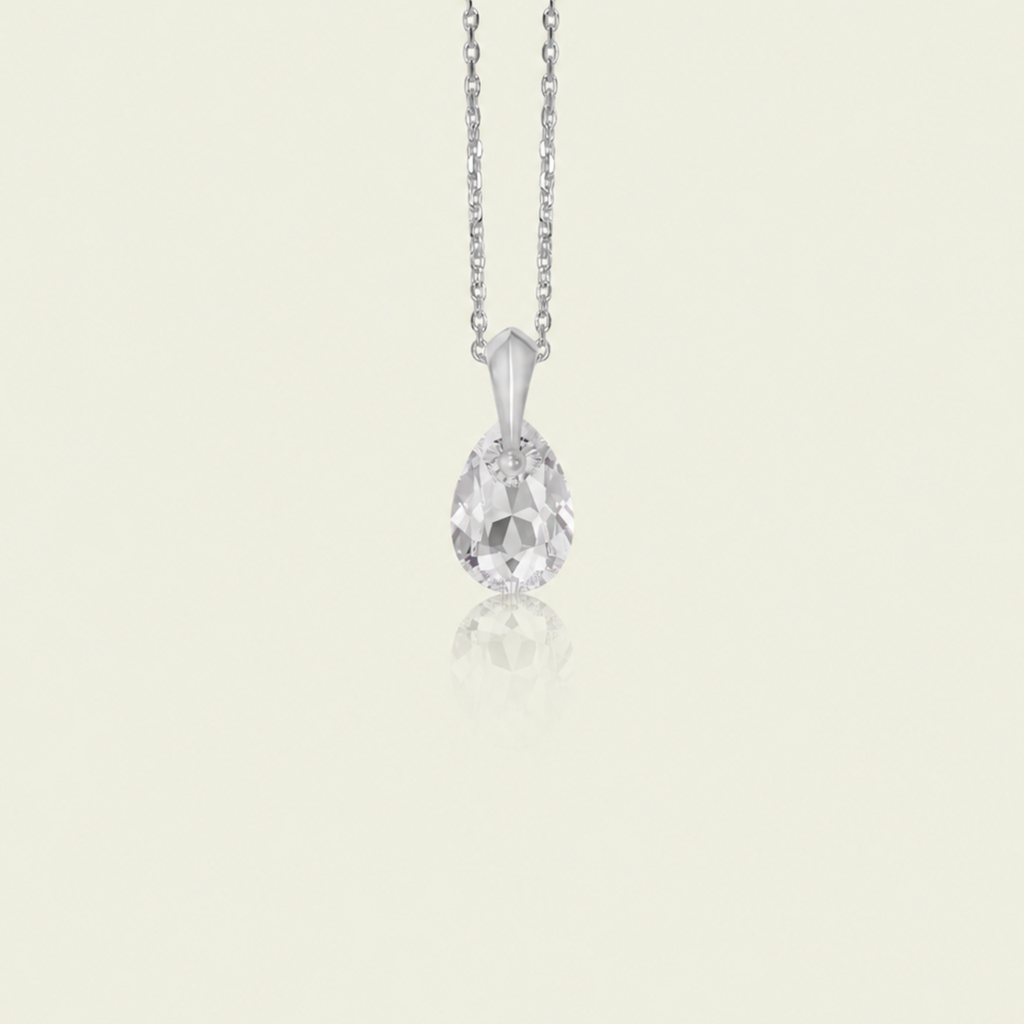 April - Original Swarovski Birthstone & Chain