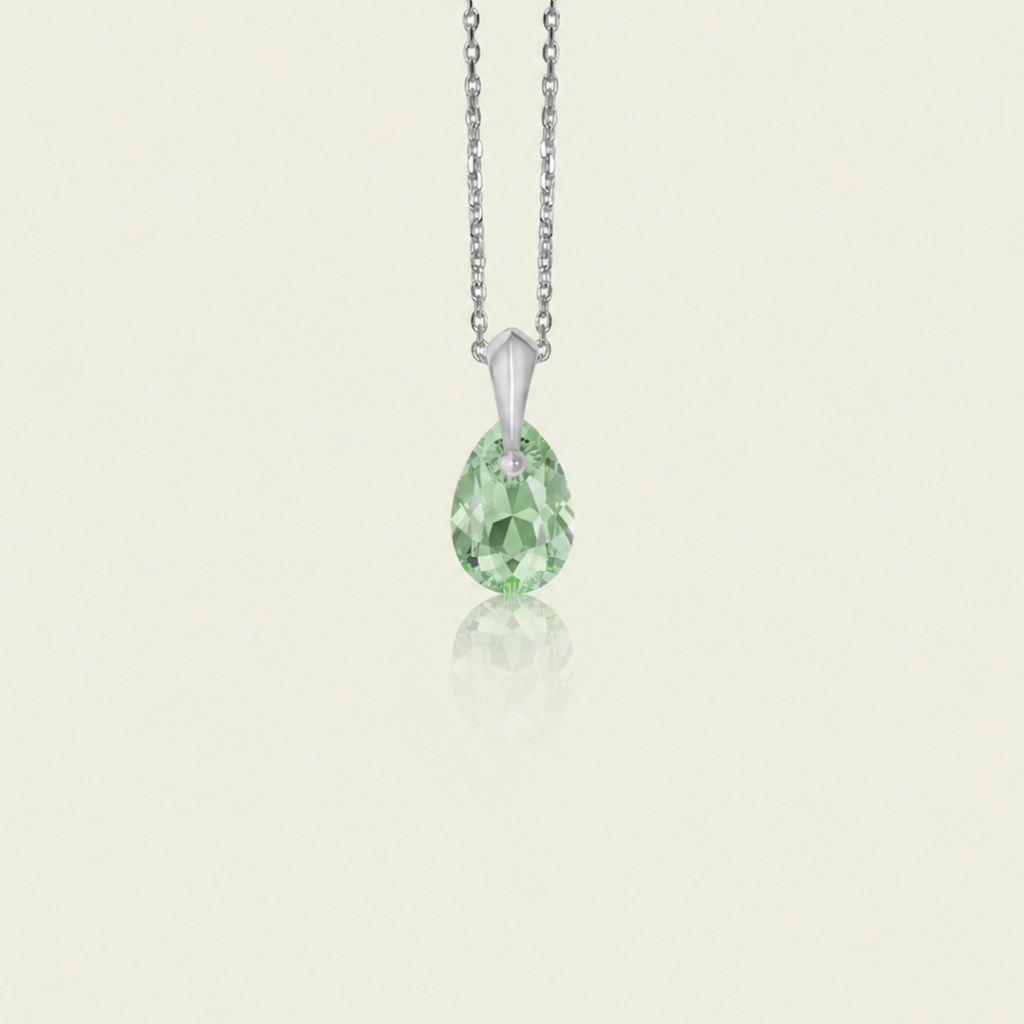 August - Original Swarovski Birthstone & Chain