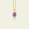 February - Original Swarovski Birthstone & Chain