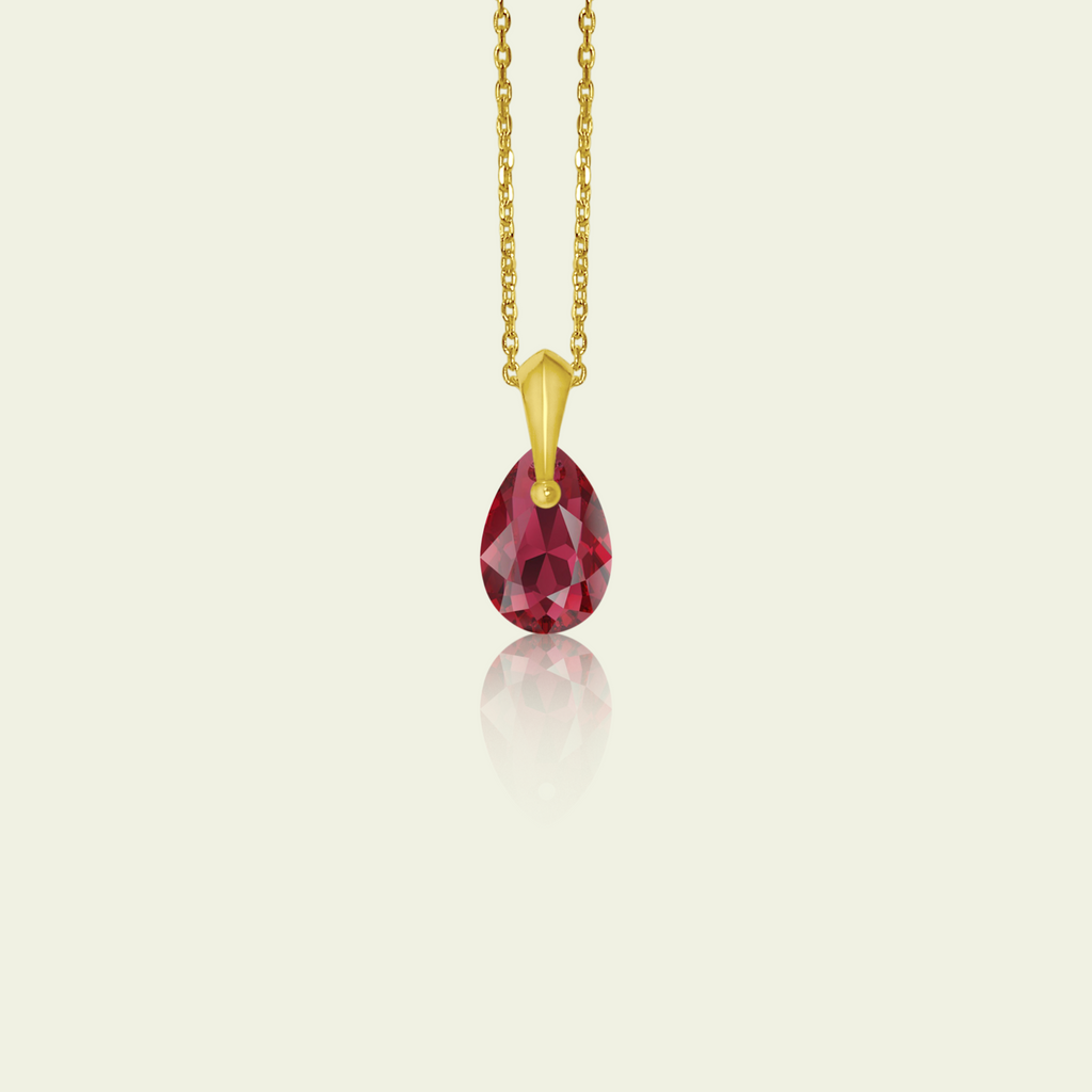 January - Original Swarovski Birthstone & Chain