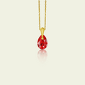 July - Original Swarovski Birthstone & Chain