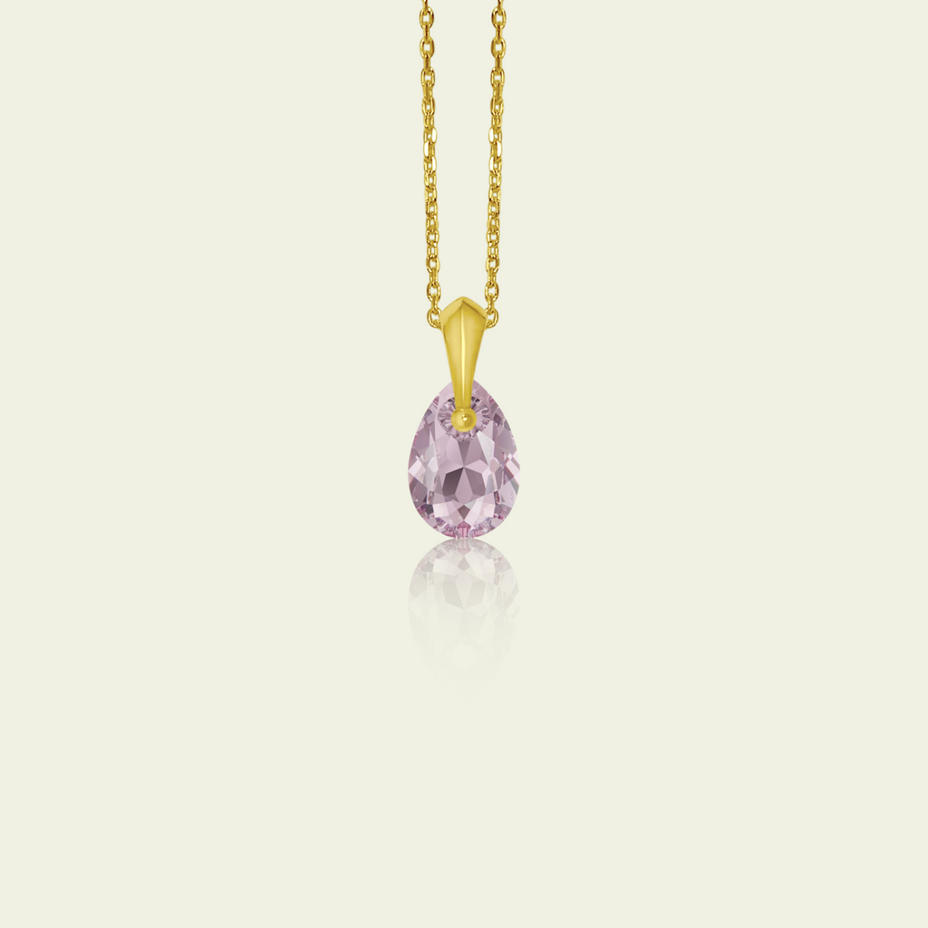 June - Original Swarovski Birthstone & Chain