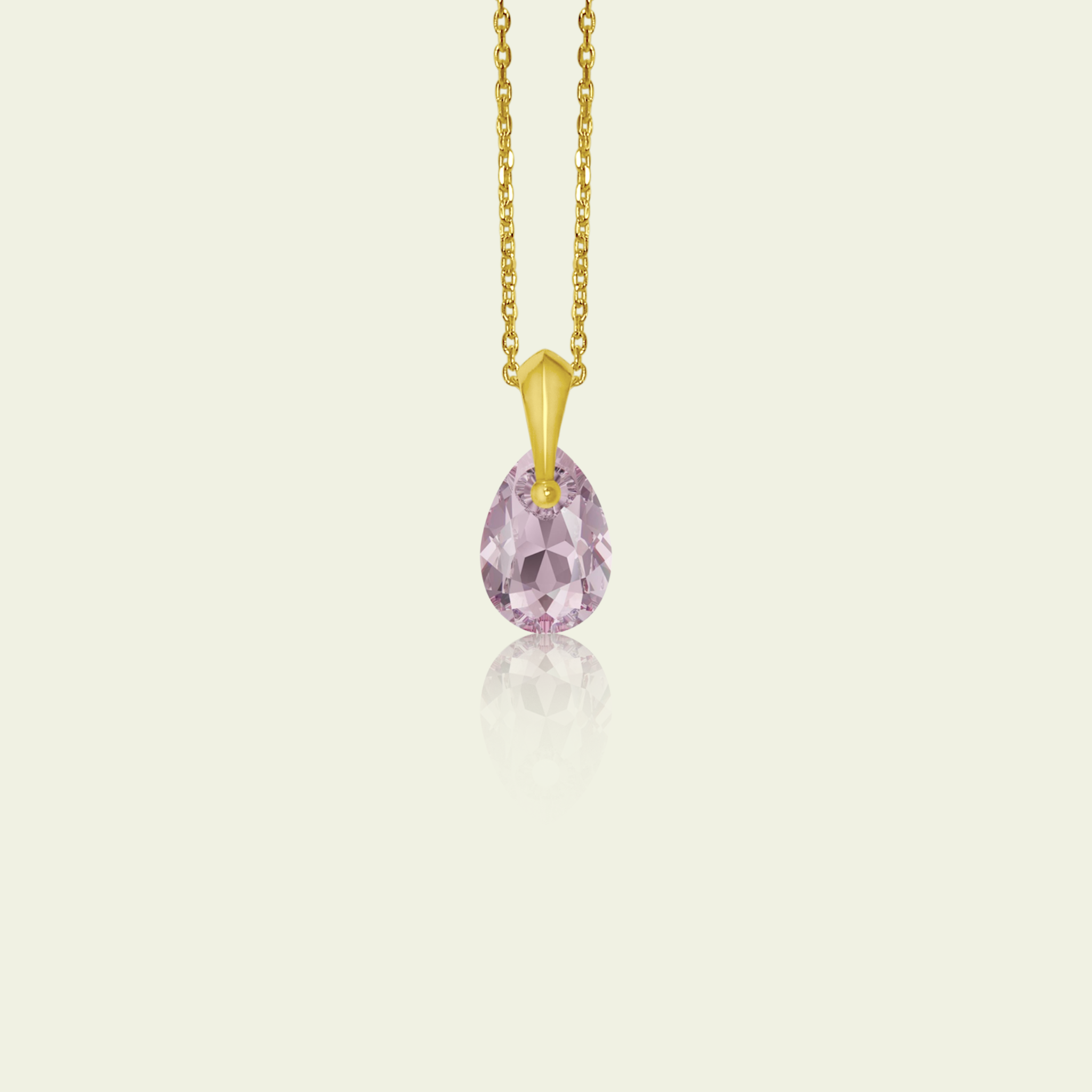June - Original Swarovski Birthstone & Chain