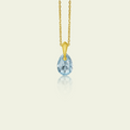 March - Original Swarovski Birthstone & Chain
