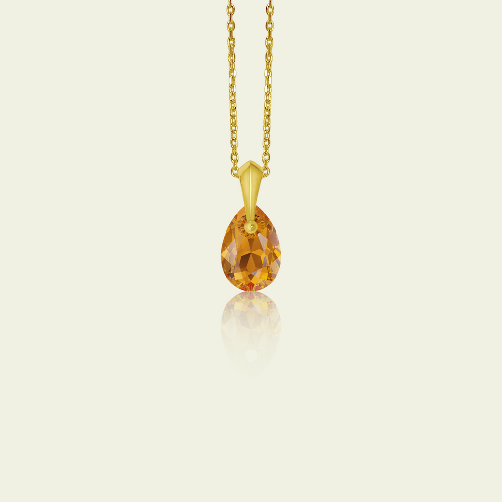 November - Original Swarovski Birthstone & Chain