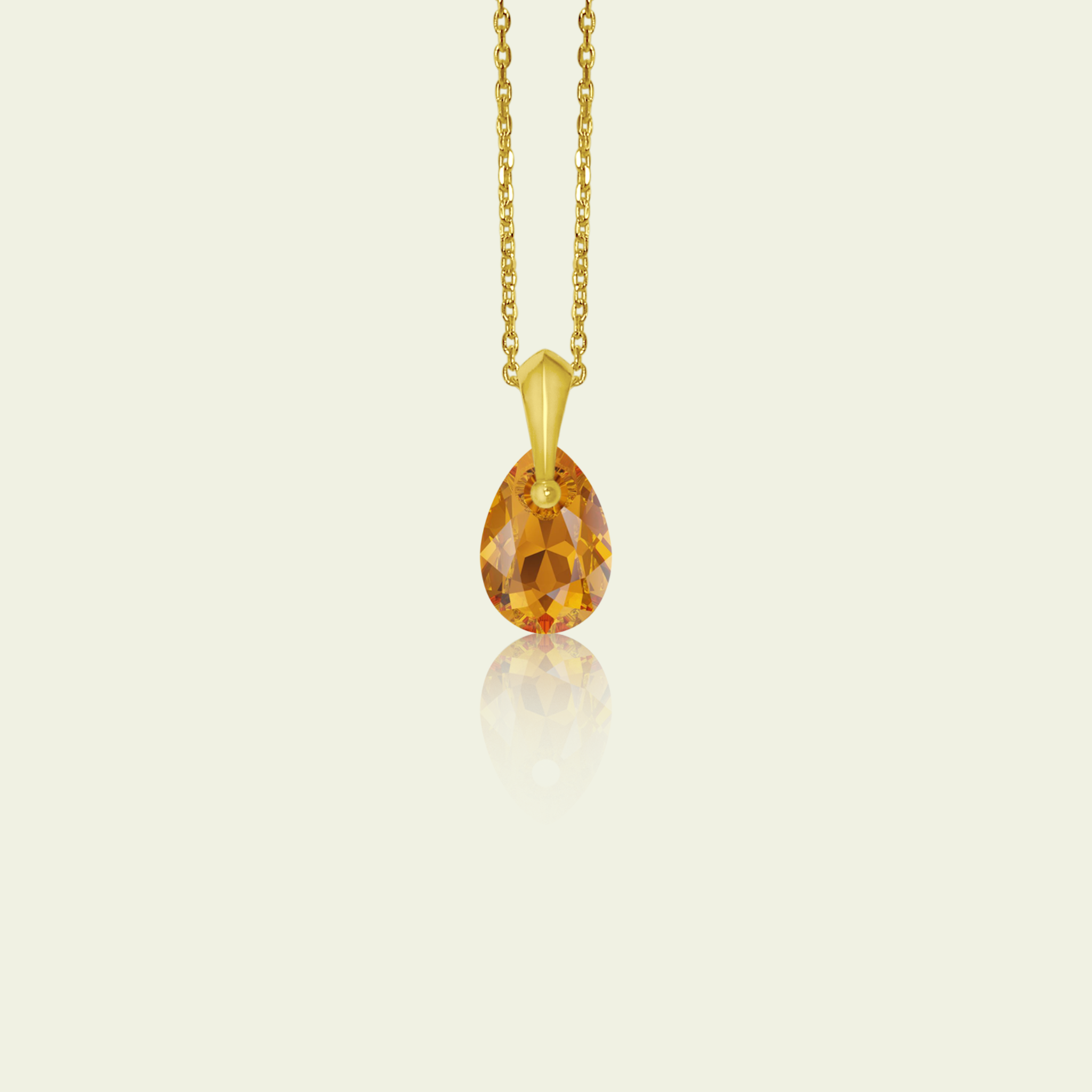 November - Original Swarovski Birthstone & Chain