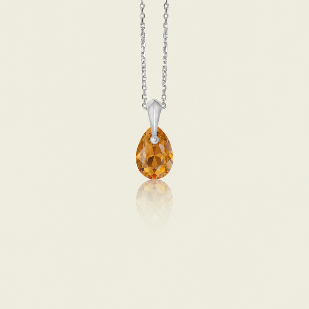 November - Original Swarovski Birthstone & Chain