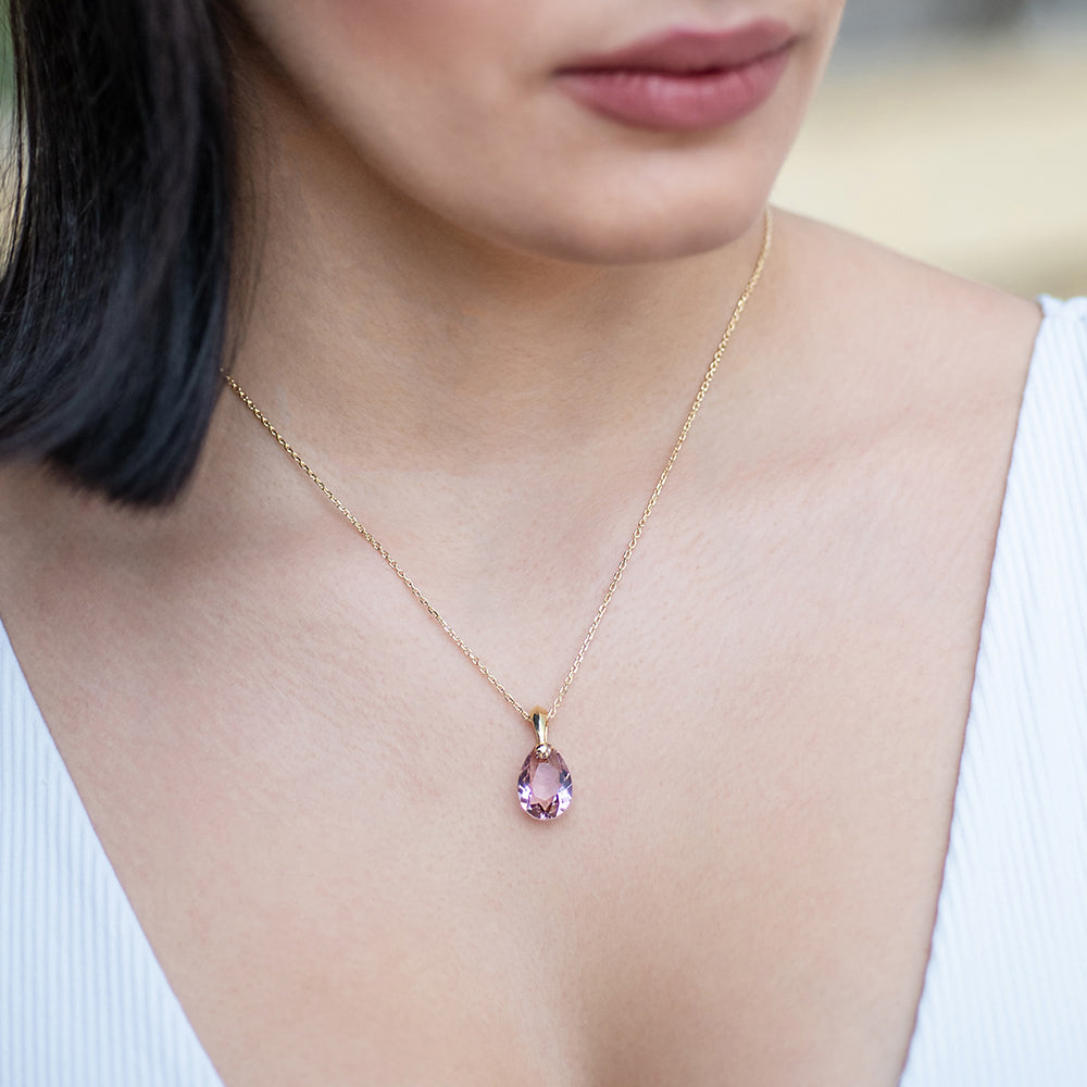 June - Original Swarovski Birthstone & Chain