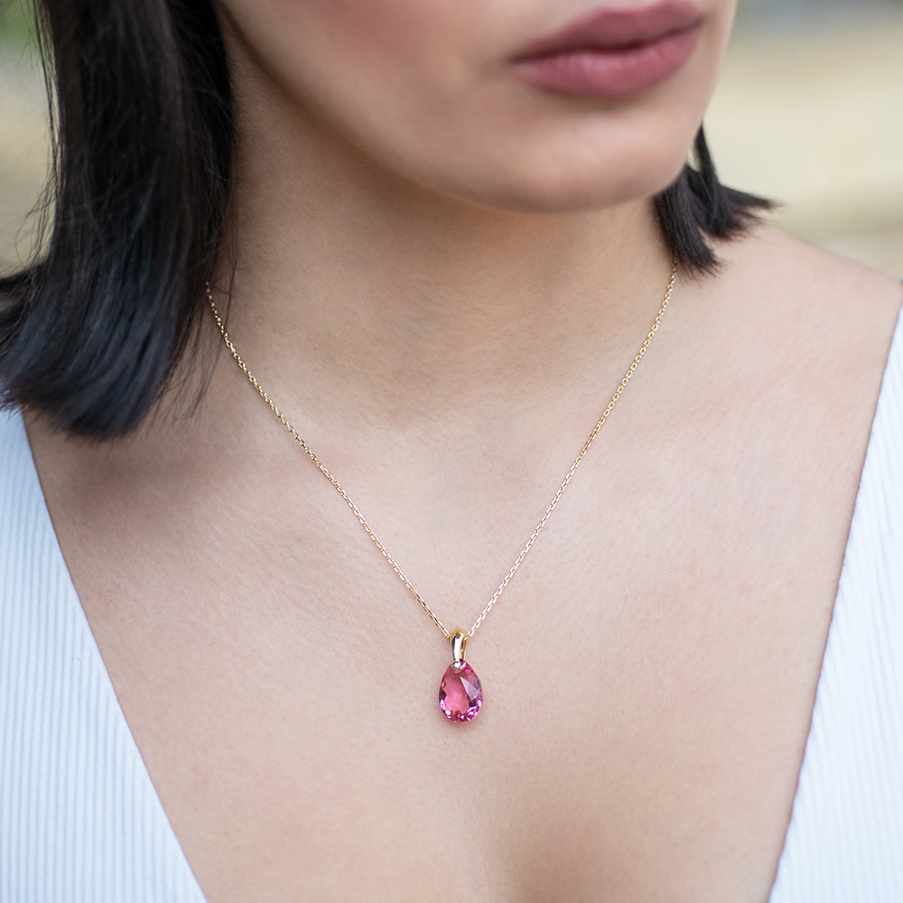 October - Original Swarovski Birthstone & Chain