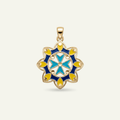 Silver 925 - Maltese Cross Pendant - Gold Plated