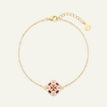 Silver 925 - Maltese Cross Bracelet - Gold Plated