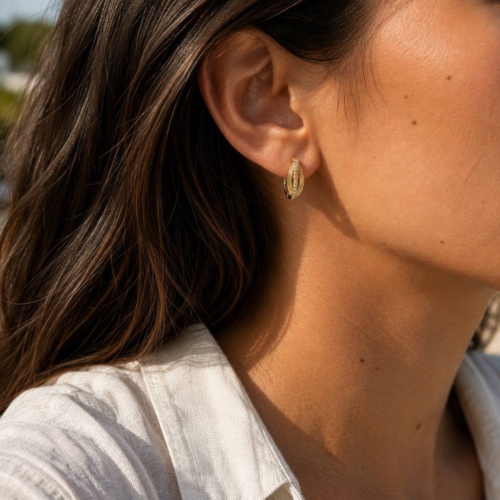 925 Sterling Silver in 18k Gold Plating