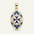 Silver 925 - Maltese Cross Pendant - Gold Plated