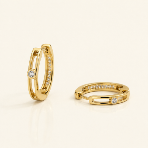 925 Sterling Silver in 18k Gold Plating