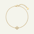 Silver 925 - Maltese Cross Bracelet - Gold Plated