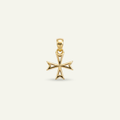 Silver 925 - Maltese Cross Pendant - Gold Plated