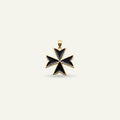 Silver 925 - Maltese Cross Pendant - Gold Plated